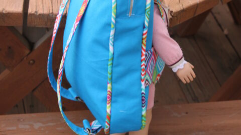 doll carrier backpack free pattern