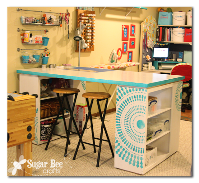 Craft Room Desk - ah!! - Sugar Bee Crafts