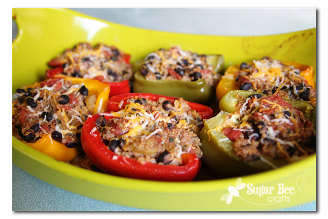 Quinoa Stuffed Peppers Sugar Bee Crafts 4905