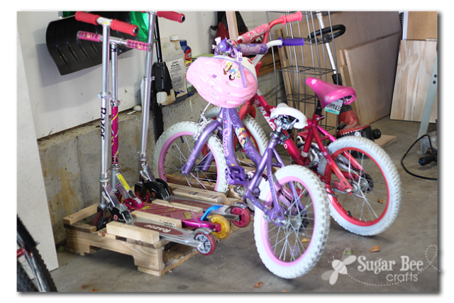 Scooter and Bike Rack - Sugar Bee Crafts