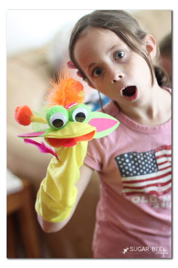 Sock Puppets - a break from reality - Sugar Bee Crafts