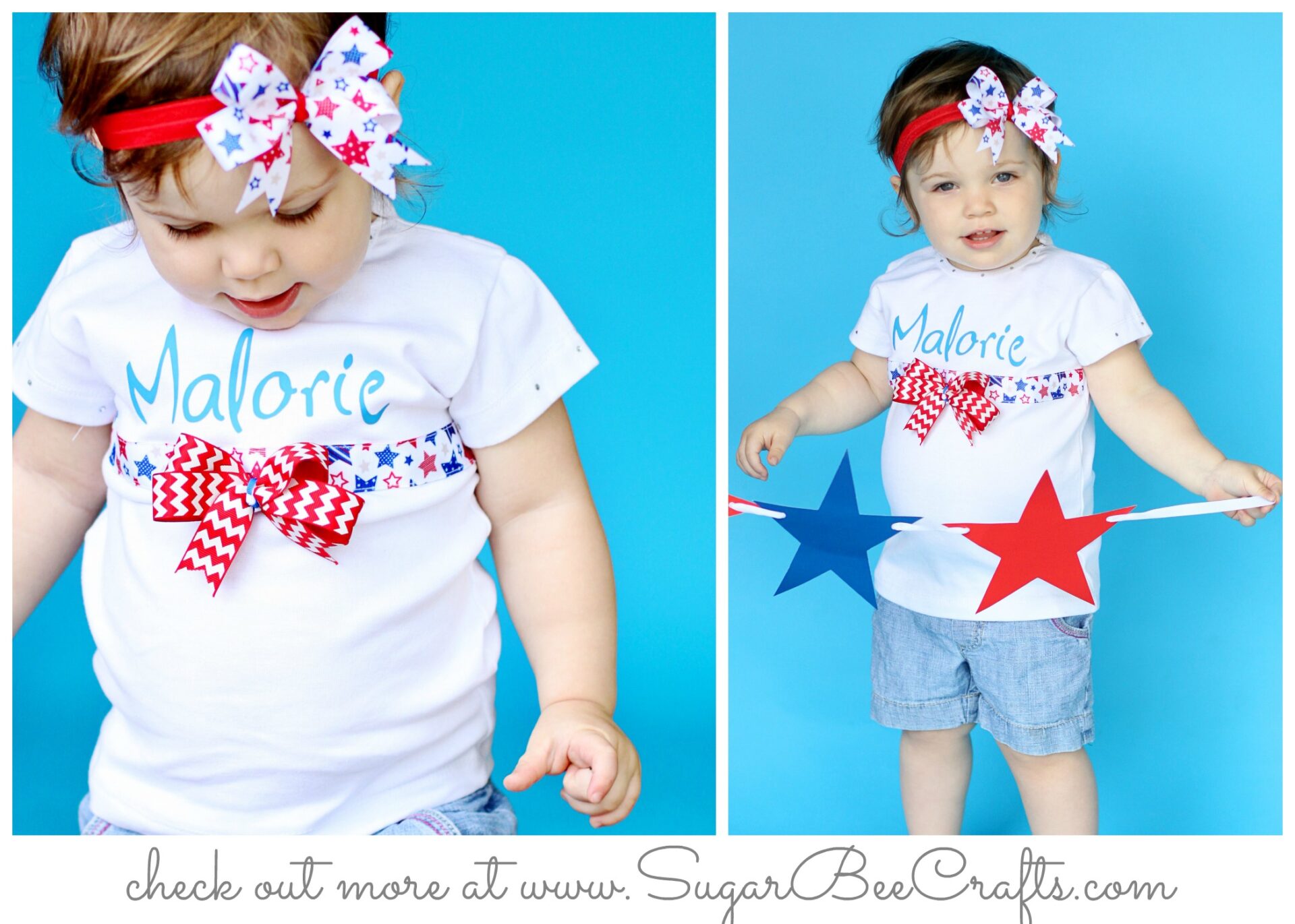 Ribbon Shirt with video tutorial Sugar Bee Crafts