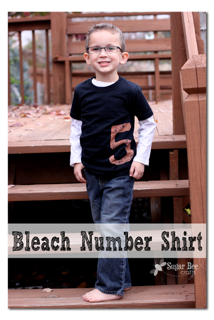 Bleach Number Shirt - Sugar Bee Crafts