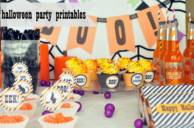 Halloween Party Printables - Sugar Bee Crafts