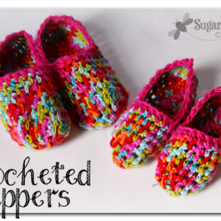 Crocheted+slippers