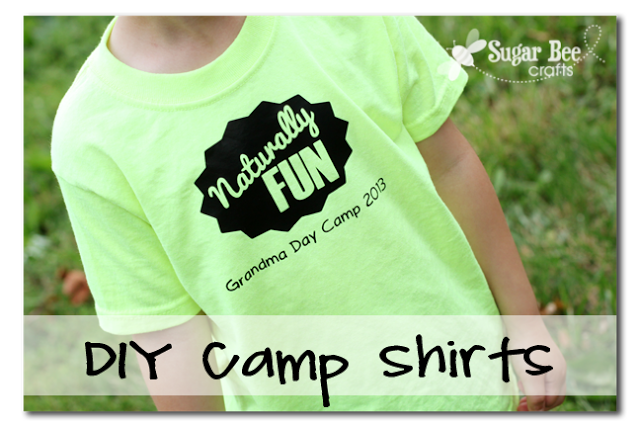 DIY Camp Shirts - Sugar Bee Crafts