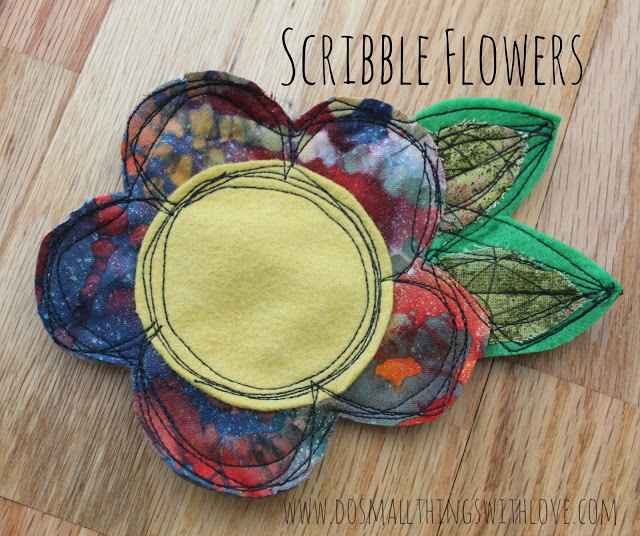 Scribble Flower {felt Contributor} - Sugar Bee Crafts