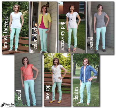 WIWW - Colored Jeans - Sugar Bee Crafts