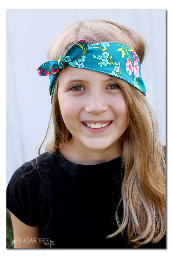How to Make a Fabric Knotted Headband DIY Sewing Pattern