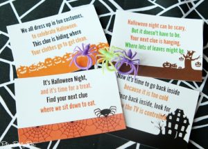 Halloween Scavenger / Treasure Hunt Idea (Free Printable With Riddles ...