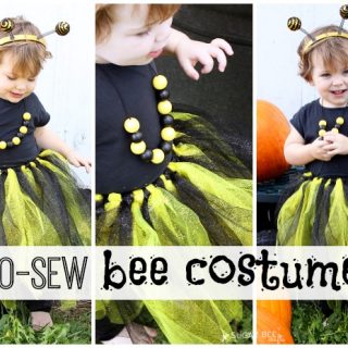 No sew bee costume tutorial how to