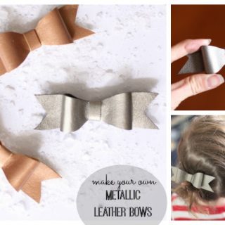 How to make your own leather bows