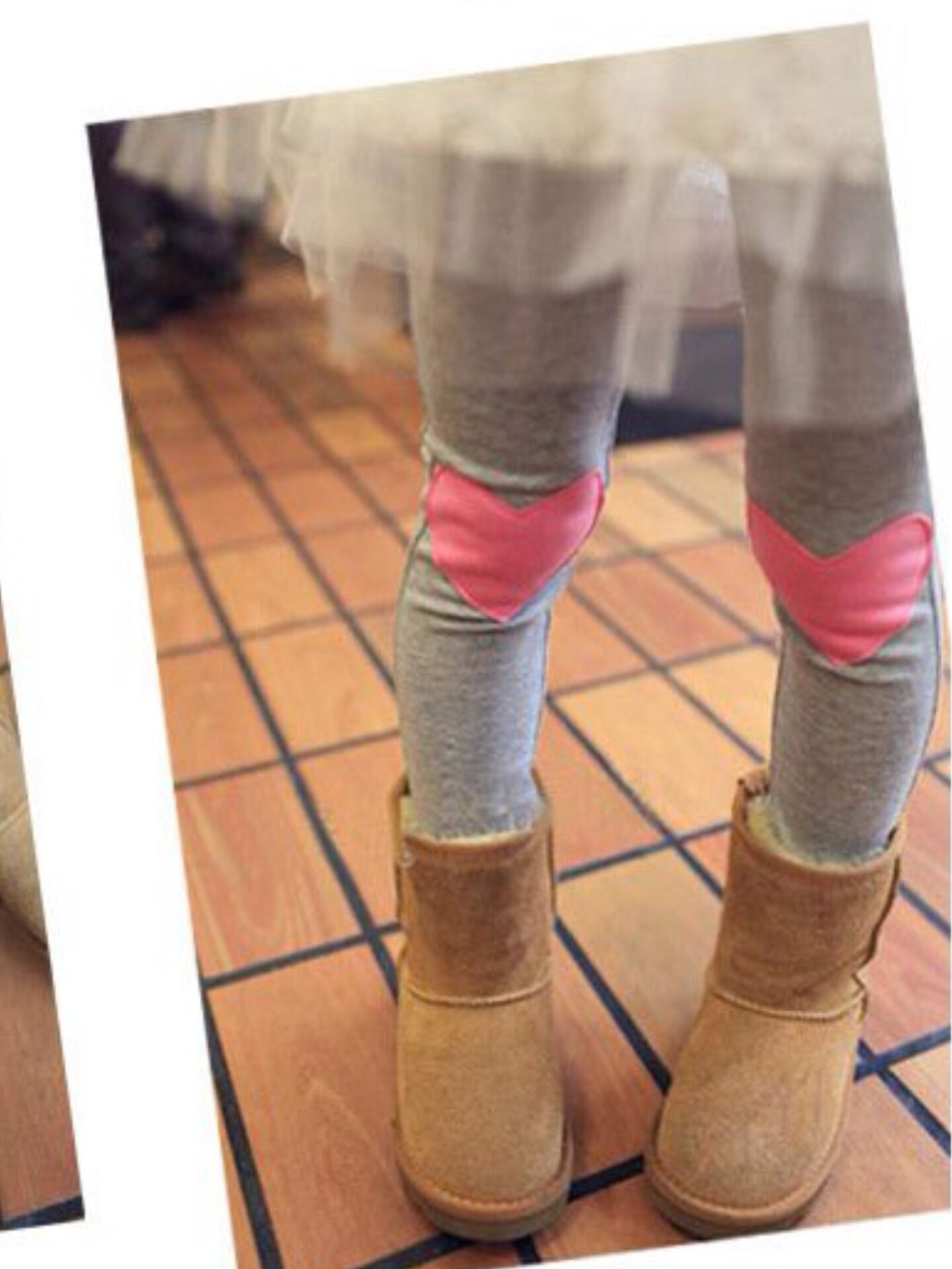 Mommy Heart-Patch Legging main image 1
