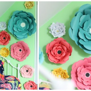 Large paper flowers