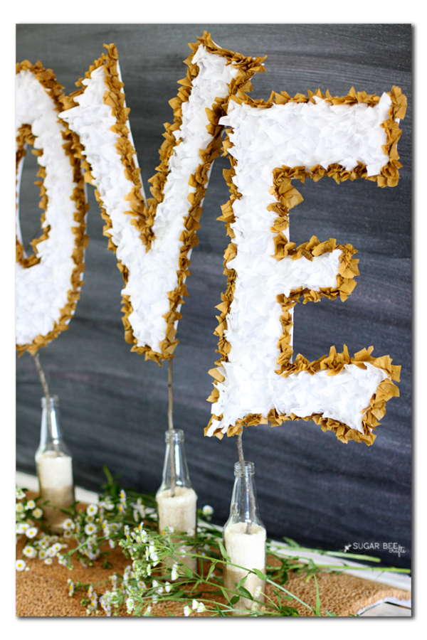Tissue Paper DIY Wedding Decor Sugar Bee Crafts