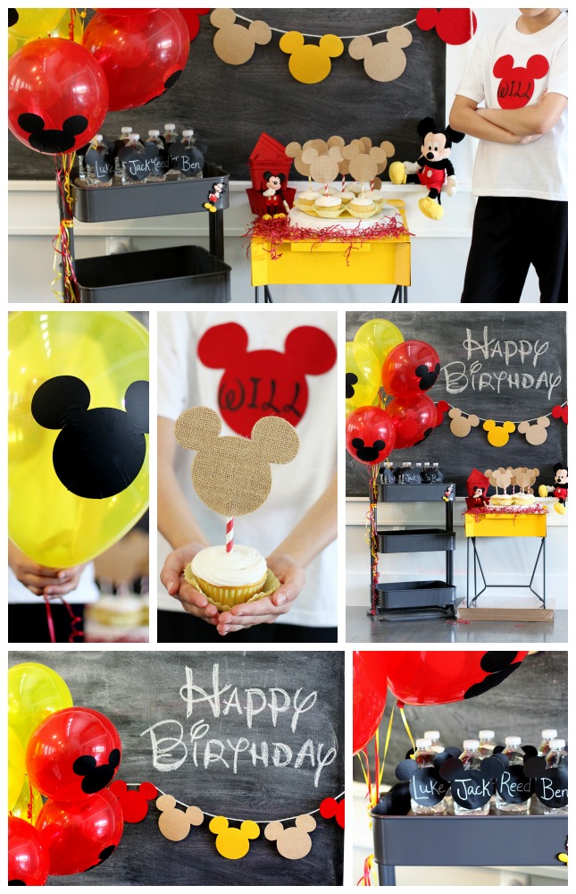 Mickey mouse party decorating ideas 