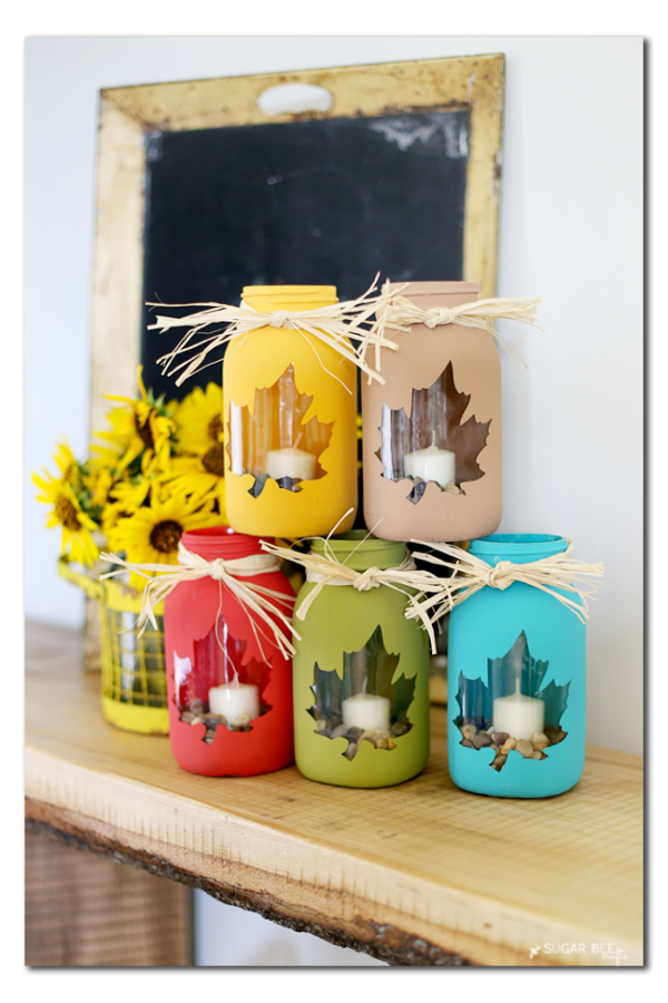 fall mason jar craft idea