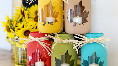 fall mason jar craft idea