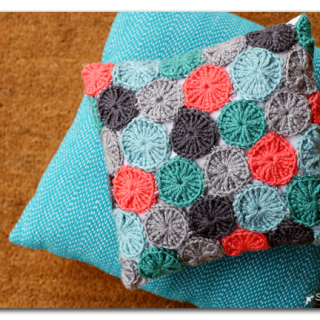 Free crochet pattern yo yo pillow copy