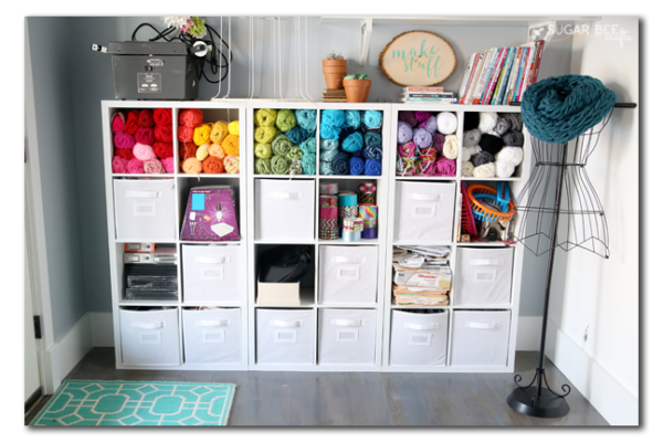 Craft Room Organization - Sugar Bee Crafts