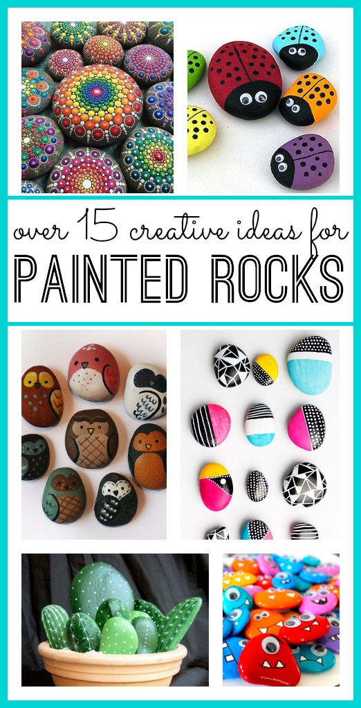 Painted Rocks Round Up - Sugar Bee Crafts