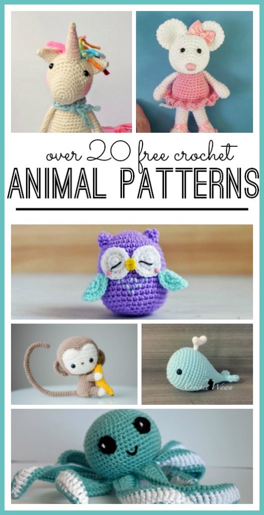 20 Stuffed Animal Crochet Ideas | Free Patterns!