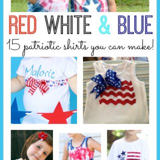 Red white and blue shirts