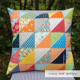 Half Square Triangle Pillow Round Up - Sugar Bee Crafts