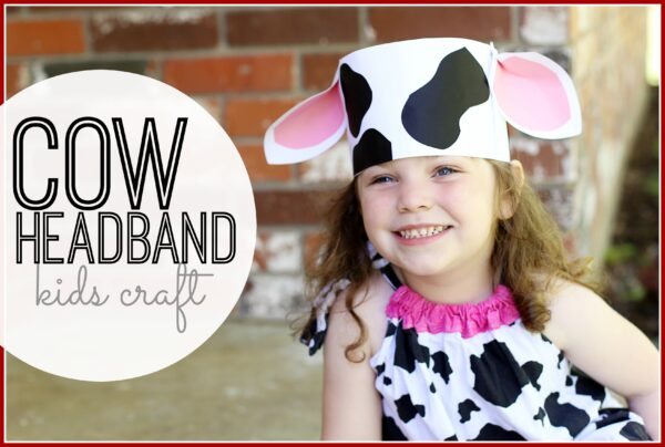 DIY Cow Headband - Sugar Bee Crafts