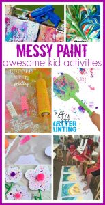 Messy Paint Kid Activities - Sugar Bee Crafts