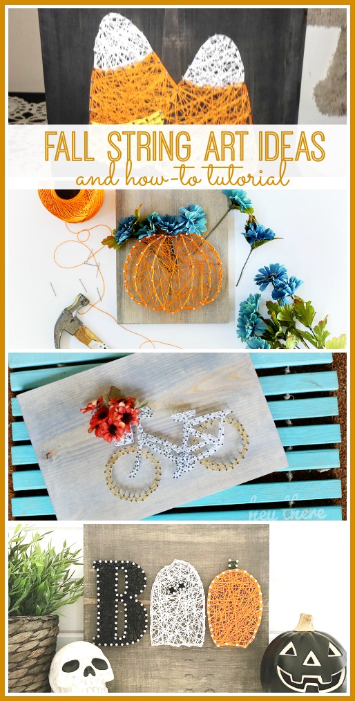 Fall String Art Ideas And Tutorial Sugar Bee Crafts