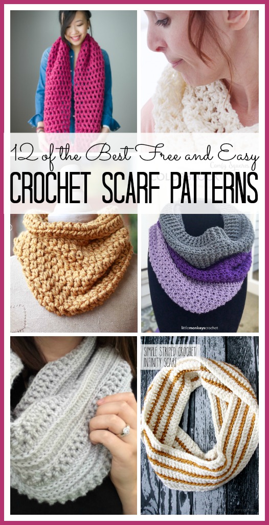 The Best Easy and Free Scarf Patterns - Sugar Bee Crafts