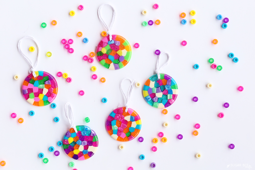 Melted Bead Ornaments - Sugar Bee Crafts