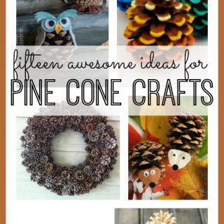 Pine cone crafts