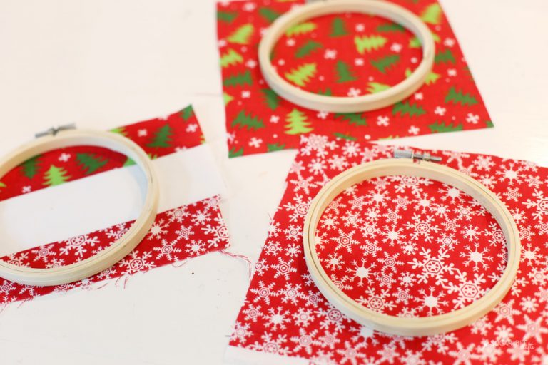 Embroidery Hoop Ornaments Sugar Bee Crafts
