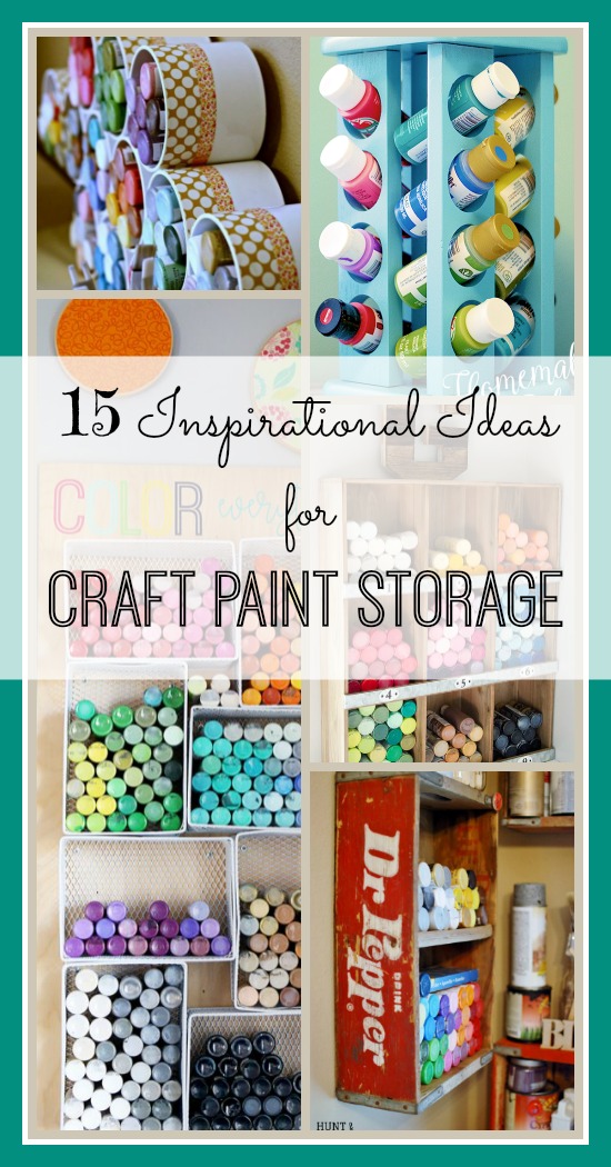 Craft Paint Storage Ideas Sugar Bee Crafts