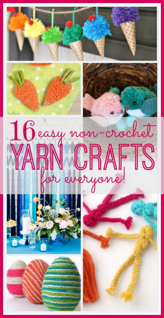 Download Easy Non-Crochet Yarn Crafts - Sugar Bee Crafts