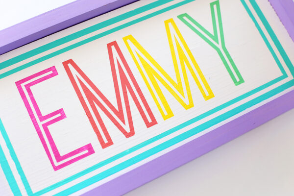 DIY Name Sign - Sugar Bee Crafts