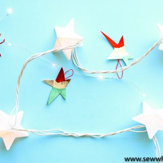 Easy no sew star ornament tutorial 13