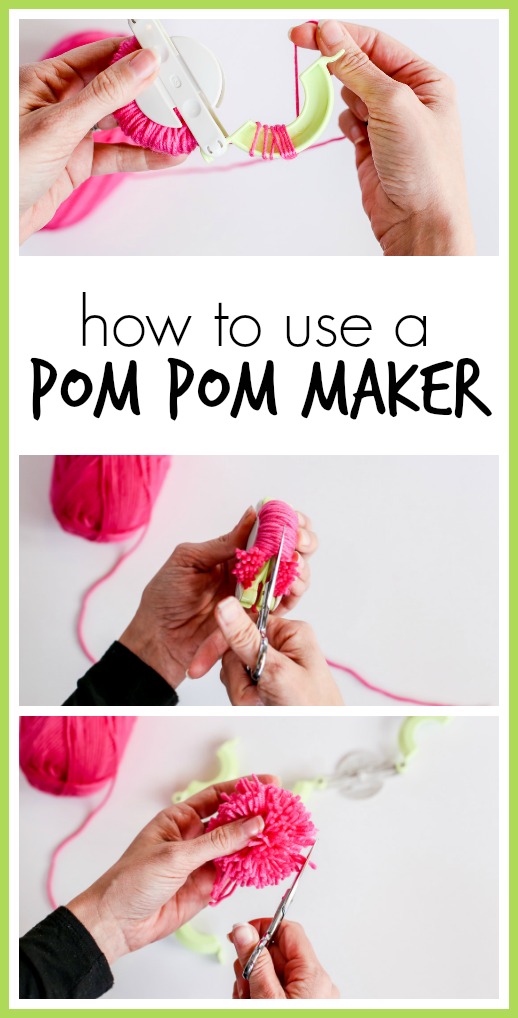 Pom pom maker how to tutorial