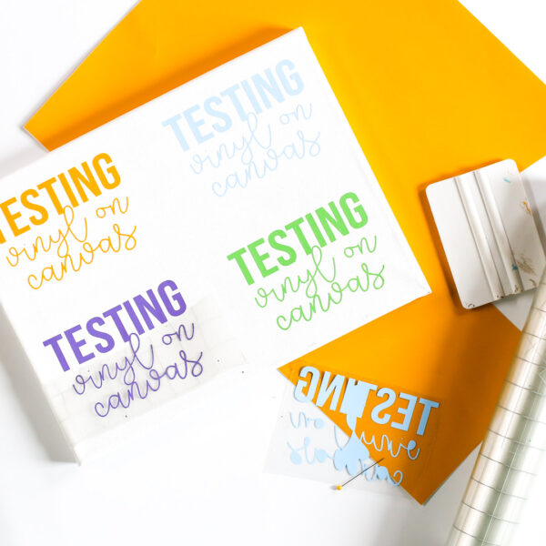 Vinyl on a Canvas Sugar Bee Crafts