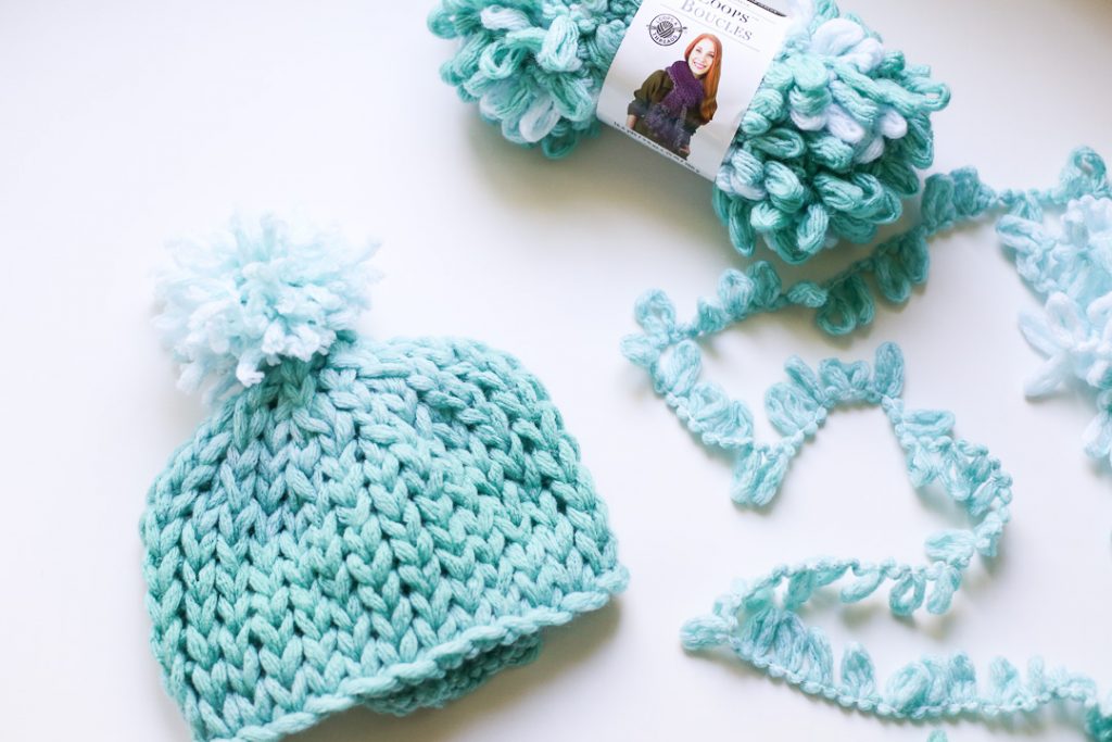 How to make a Chunky Finger Looping Hat - Sugar Bee Crafts
