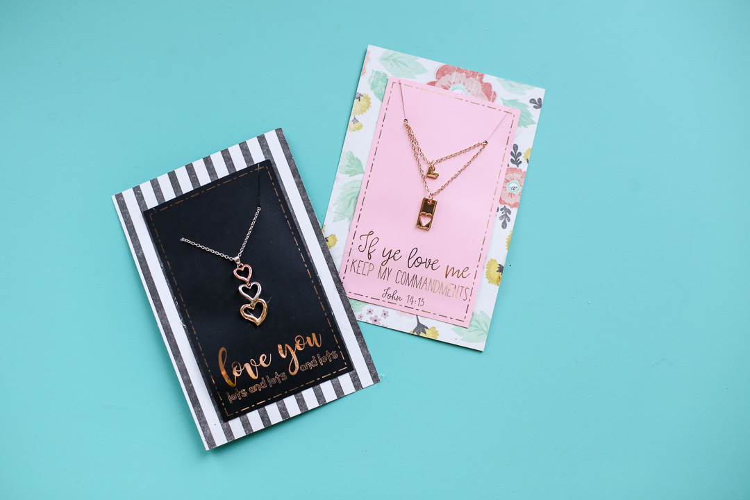 Necklace Card Printable and Cut File - Sugar Bee Crafts