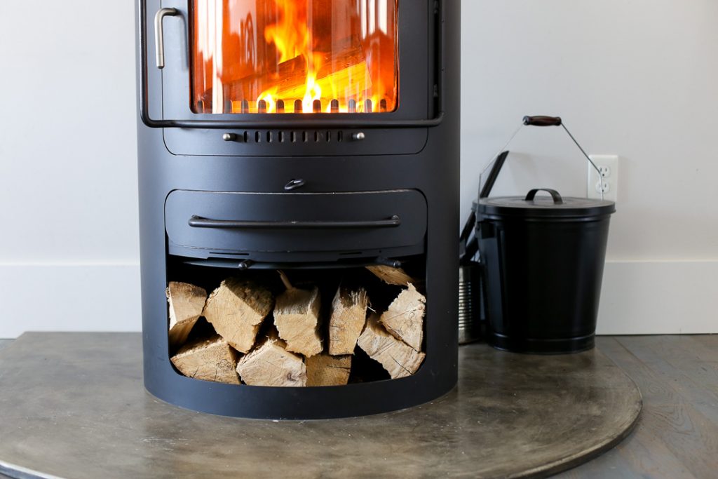Modern woodburning stove 1
