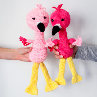 Crochet flamingo pattern 7