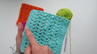 Crochet Dishcloth Herringbone Pattern - Sugar Bee Crafts