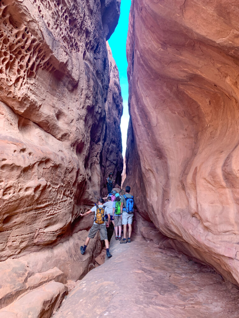 best family hike arches fiery furnace