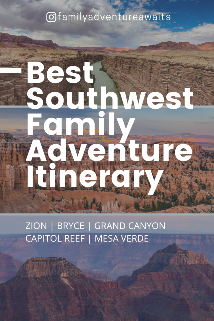 Southwest family road trip itinerary 1