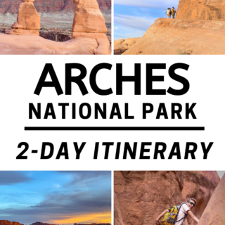 Two day arches itinerary