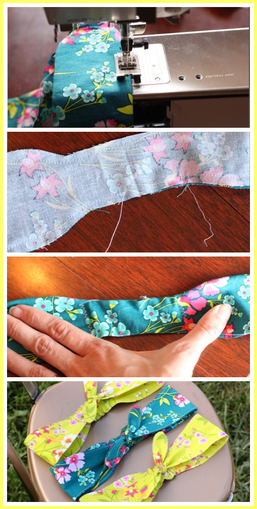 How to sew a knotted headband